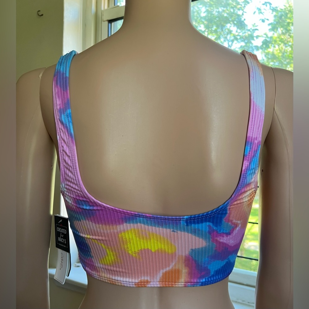 Salt + Cove Multicolor Ribbed Crop Top - Picture 4 of 4